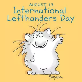 I’m left handed and some of my very favorite people are left handed. Raise your hand if today is your day too ❤️???????? -Heather