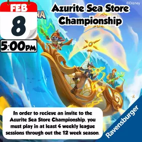 Azurite Sea Store Championship Feb 8 2025 5pm