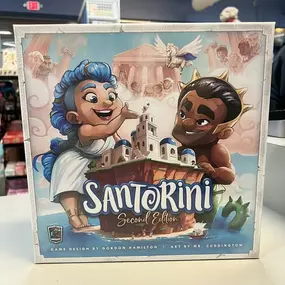 Build, climb, and conquer in Santorini! ????️✨
This beautifully simple yet deeply strategic game challenges players to outmaneuver their opponents by moving and building across a 3D island landscape. Race to reach the third level — but watch out for domes and tricky god powers that can turn the tide at any moment! Perfect for gamers of all ages, Santorini brings a fresh twist to classic strategy fun. ????