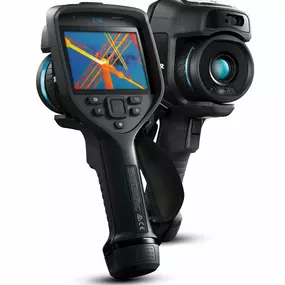 The FLIR E96 Advanced Thermal Camera
The high-performance E96 offers laser-assisted autofocus, on-screen area measurement, and wide temperature ranges to help you find hidden deficiencies, even from a distance.