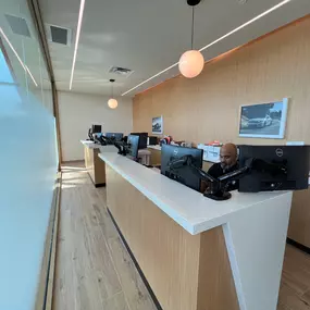 Administrative office space at Jeff Wyler Kia of Colerain in Colerain, OH, where staff assist customers with paperwork, financing, and account support to ensure a smooth Kia sales and service experience near Cincinnati.