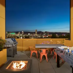 Rooftop Grilling Station