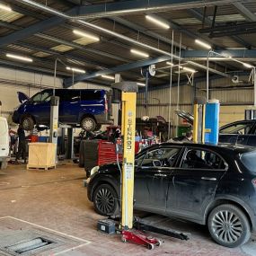 Workshop at the Ford Service Centre Gainsborough