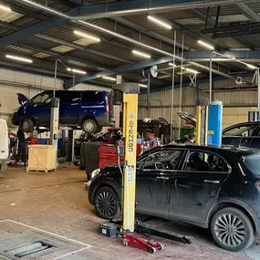 Workshop at the Ford Service Centre Gainsborough