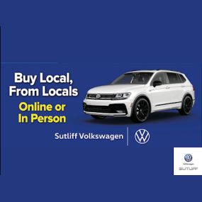Shop Locally, here or online at Sutliff Volkswagen.