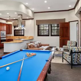 Game Room with Billiards and Media