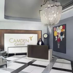 Concierge services at Camden Central, high-rise apartment community in St. Petersburg, FL