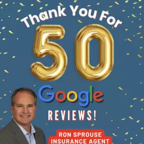 Thank you for 50 Google Reviews!!!!