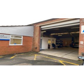 Entrance to the Ford Service Centre Chorley workshop