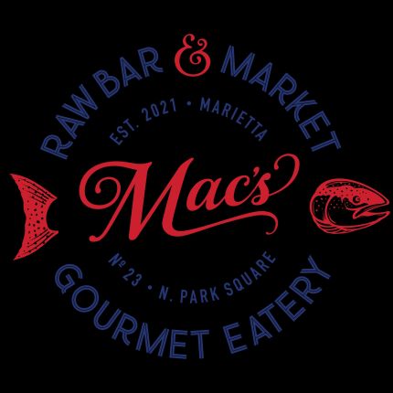 Logo de Mac's Raw Bar & Market