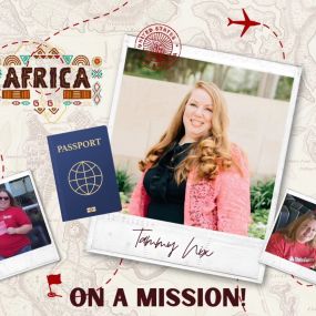 Help us wish our very own, Tammy Nix all the best as she travels to Rwanda, Africa on a Mission trip! She has been eagerly awaiting this trip for over a year! Prayers of safety and safe travel. Have an amazing time, Tammy!