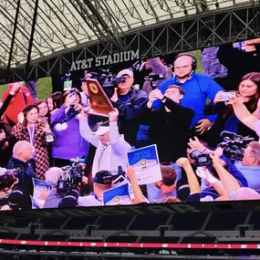 And that's a state championship! Congratulations, Coyotes! Our first... but not our last. We're so proud of you!