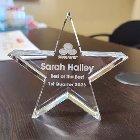 Congratulations Sarah! Nominated and voted by her peers, Sarah has earned Employee of the Quarter honors. Here are just a few of the kind words written by her teammates.
