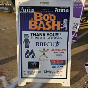 Over the weekend, we supported our Greater Anna Chamber of Commerce at Boo Bash 2023! It's an absolute blast every year!