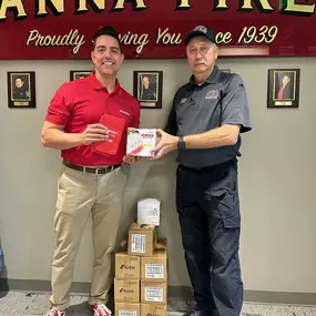 In partnership with the Anna Fire Department, we want to continue to raise awareness about fire prevention! We had the privilege to deliver these smoke detectors donated to us through a grant from the Insurance Council of Texas. We can't say THANK YOU enough to all the brave men and women who serve with our Anna Fire Department. You're the best! Keep up the great work!