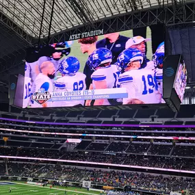 And that's a state championship! Congratulations, Coyotes! Our first... but not our last. We're so proud of you!