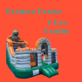 Quintero Party Rental-  bounce house t-rex combo