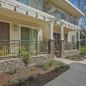 Front entrance of homes