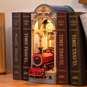 ???? DIY Miniature Book Nook Kit: Time Travel ????