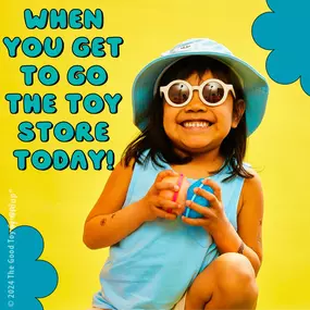 We LOVE seeing your kids' excited faces when they walk into our store. It reminds us how lucky we are to be in the business of play! #camaswa #Kazoodlestoys #vancouverwa #ToyStoreFun #kazoodlestoystore #ToyShopping #TheGoodToyGroup #ShopSmall #KazoodlesMagic #WaterBalloonFun #SustainableSplashing #ReuseRevolution