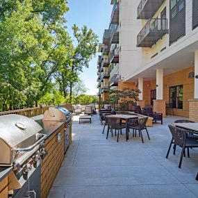 BBQ & Picnic Area at Bren Road Station Apartments