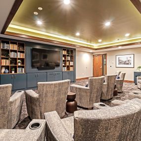 Movie Theatre at Bren Road Station Senior Living