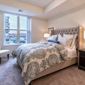 Bedroom at Bren Road Station Senior Living