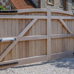 electric gate installation