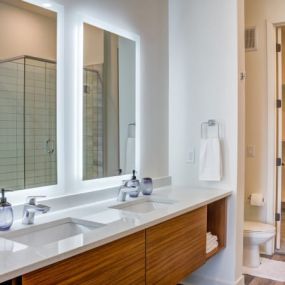 Full Baths with Tile Flooring and Modern Fixtures