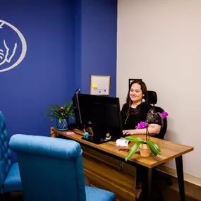 The sweetest and most professional Office Manager, Esther Fernández