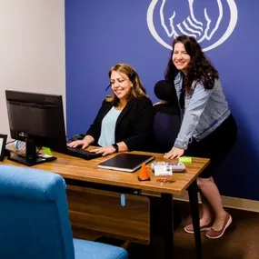 Our remote team, Michelle and Melisa -