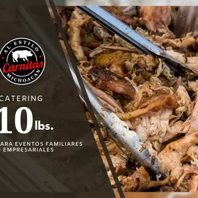 Carnitas al Estilo Michoacan - Catering