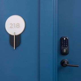 Smart door locks at Camden Durham Apartments in Durham, NC