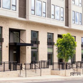 Exterior of Camden Durham apartments in Durham, NC