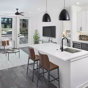 Kitchen at Camden Durham Apartments in Durham, NC