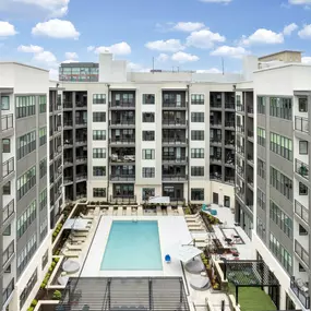 Pool with Grilling Stations and Cabanas