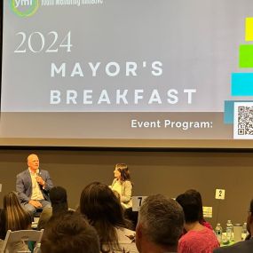 Loved hearing from Mayor Scott Fadness and Marissa Andretti at this morning’s Youth Mentoring Initiative breakfast… but I REALLY LOVED hearing from Beaux, his mom, his mentor, and his counselor. YMI mentors are making a difference in our community and it’s a privilege to support such an awesome organization.