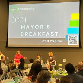 Loved hearing from Mayor Scott Fadness and Marissa Andretti at this morning’s Youth Mentoring Initiative breakfast… but I REALLY LOVED hearing from Beaux, his mom, his mentor, and his counselor. YMI mentors are making a difference in our community and it’s a privilege to support such an awesome organization.