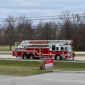 Thanks to our friends from the Fishers Fire Department for stopping by today… thankfully it’s just time for a new CO2 alarm.