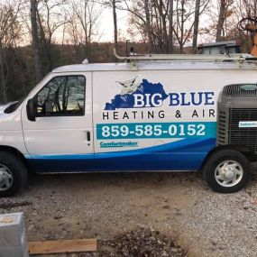 Big Blue Heating and Air - Our trucks come to you - Call (859) 585-0152 and schedule today - 24 hour emergency service