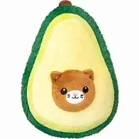 Kitty cat avocado? Oh - that's just its alter ego! Give it a hug and feel how squishy it is, with its special soft fur and slightly weighted base. 5 squishy inches to bring on smiles, whenever you need a hug. This is one of 5 in the first series - collect them all!