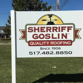 As the area’s leading roofing contractor, Sherriff Goslin Roofing Lansing has served the Lansing, East Lansing, Dewitt, Grand Ledge, and Mason areas since our local branch opened in 1920. We offer high-quality, professional roofing services for residential homes, farm buildings, barns, and churches. Sherriff Goslin Roofing Lansing provides customers with free roof inspections and free roof estimates, as well as the area’s best roof repairs and roof replacements.