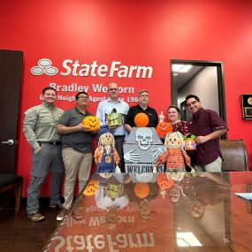 Getting festive for Halloween here at our Tomball office! Call or stop by for a free auto insurance quote