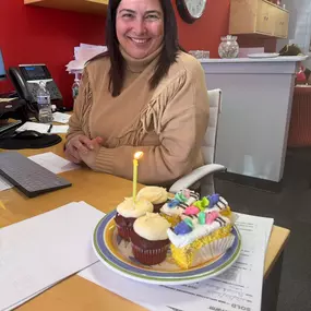 A birthday celebration at Debbie Luscombe - State Farm Insurance Agent