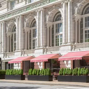 Exterior View of the Hermitage Hotel in the Sun