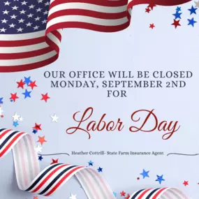 We will be closed 9/2/24