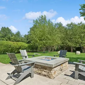 Fire Pit with Green Space