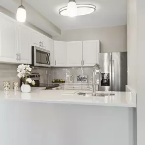 Chef's Kitchen with Stainless Appliances