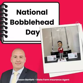 Celebrating National Bobblehead day with Jake!