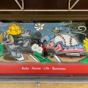 Jason Bartlett - State Farm Insurance Agent

 Springtime mural for the office!